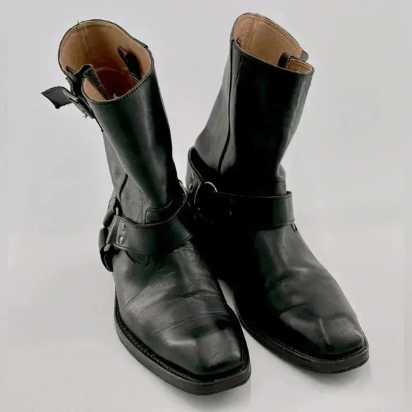 John Fluevog Original Men’s Black Leather Boots in  size 9M - Picture 3 of 17
